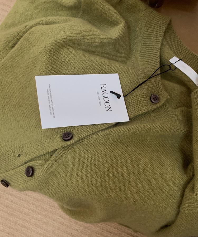 미뉴에트 [라쿤/메리노울 45%] Bints cardigan (4color)