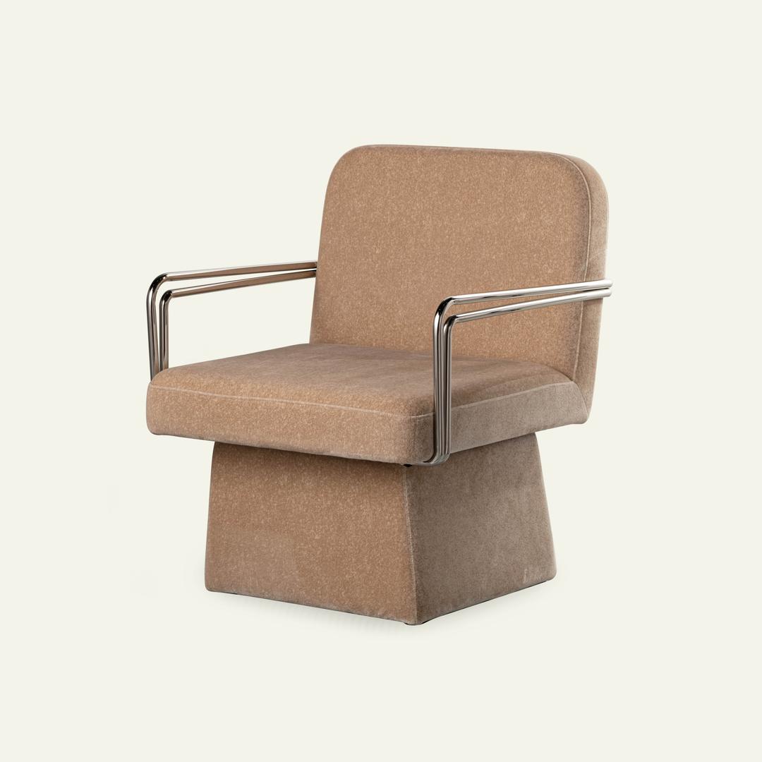 ROTATE EASY CHAIR_BEIGE