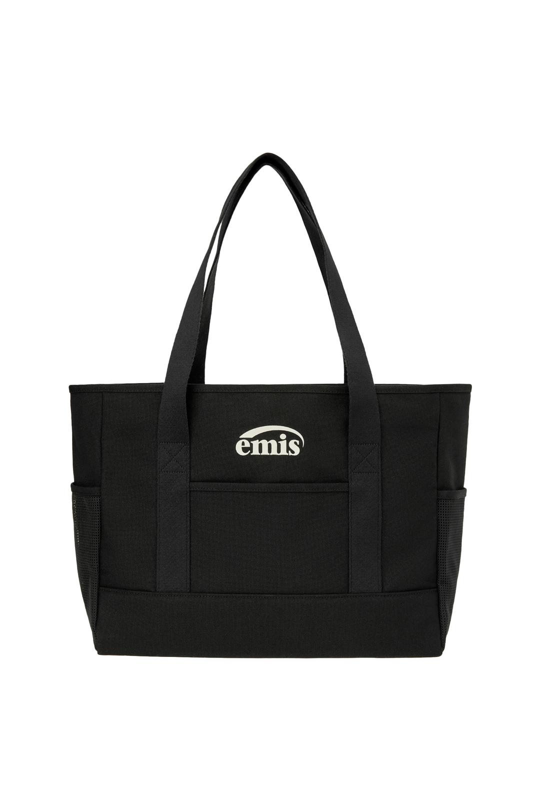 CANVAS SHOULDER BAG-BLACK