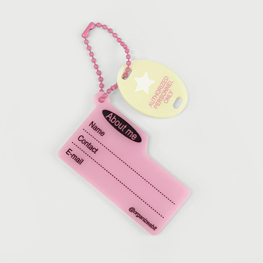 about me keyring