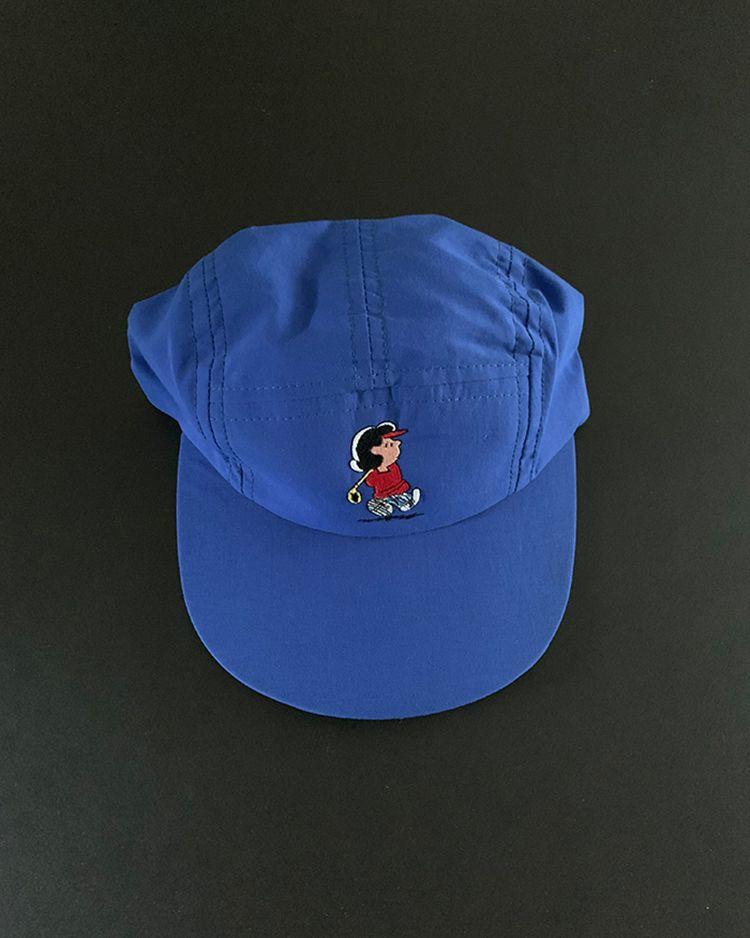 (Deadstock) 90's "Snoopy" Nylon Camp Cap