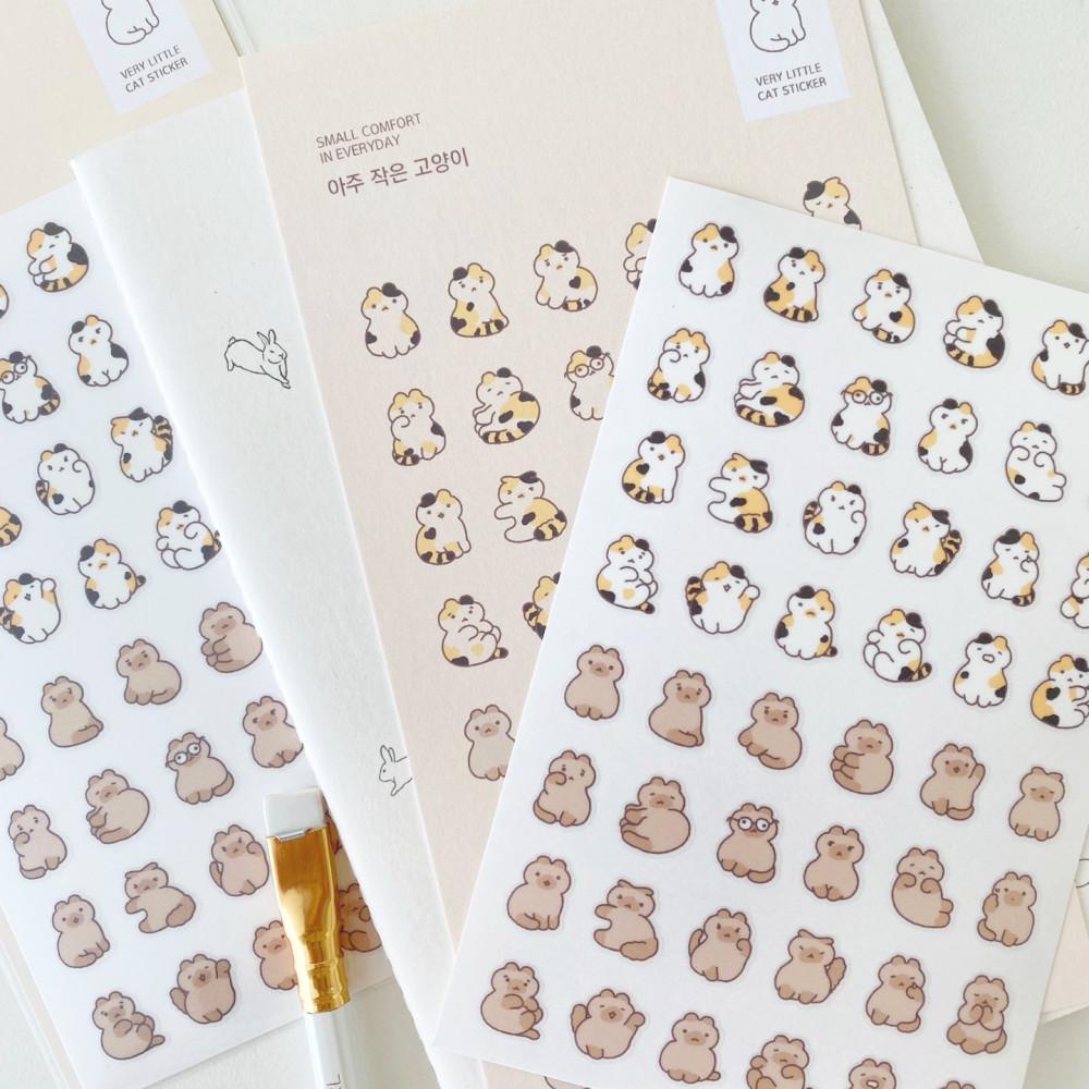 [고양이빵집 (리틀카운티)] 스티커 아주작은고양이