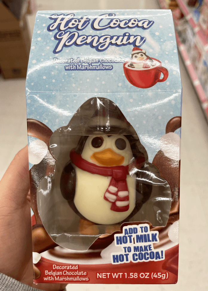 크리스마스 초콜릿 펭귄 핫 코코아밤 45g