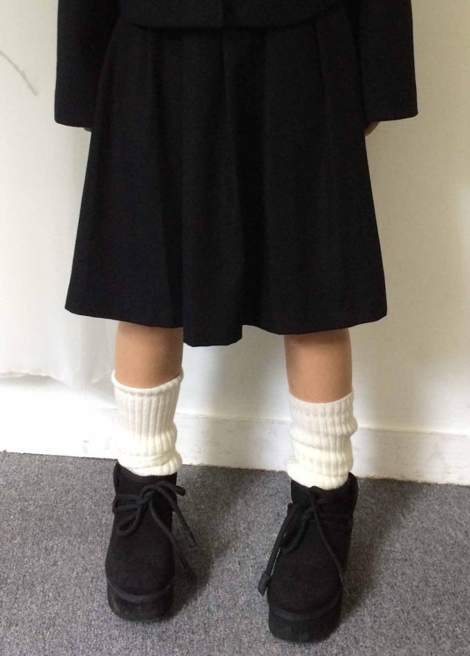 묘랑 [차콜당일출고/🖤6000장 누적판매🖤] 주쿠 스웨이드 미디 스커트 (2color)