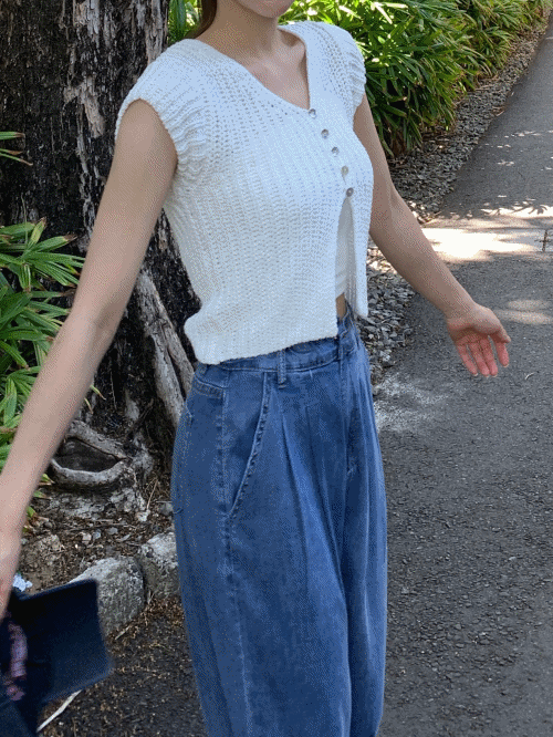 포이션 네트 볼레로 가디건