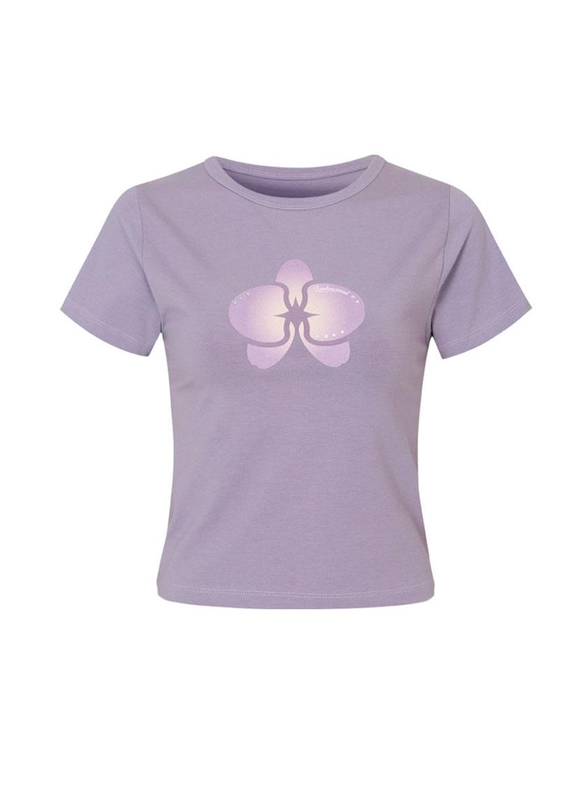 Orchid Cubic T-Shirt (Purple)