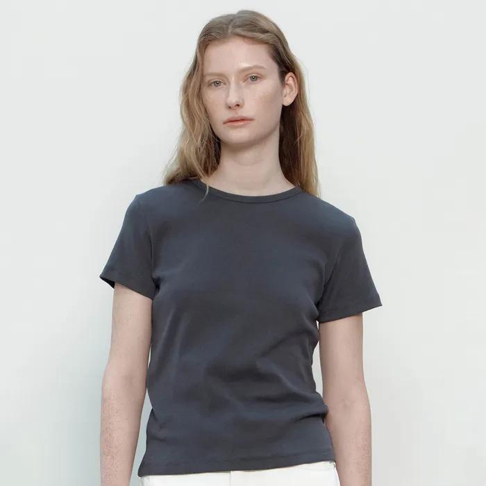 COZY CREWNECK T-SHIRTS (CHARCOAL)