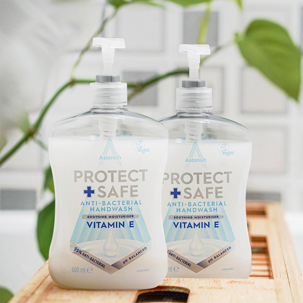 [본사] 아스토니쉬 비건인증 비타민E 항균 고보습 핸드워시 600ml+600ml