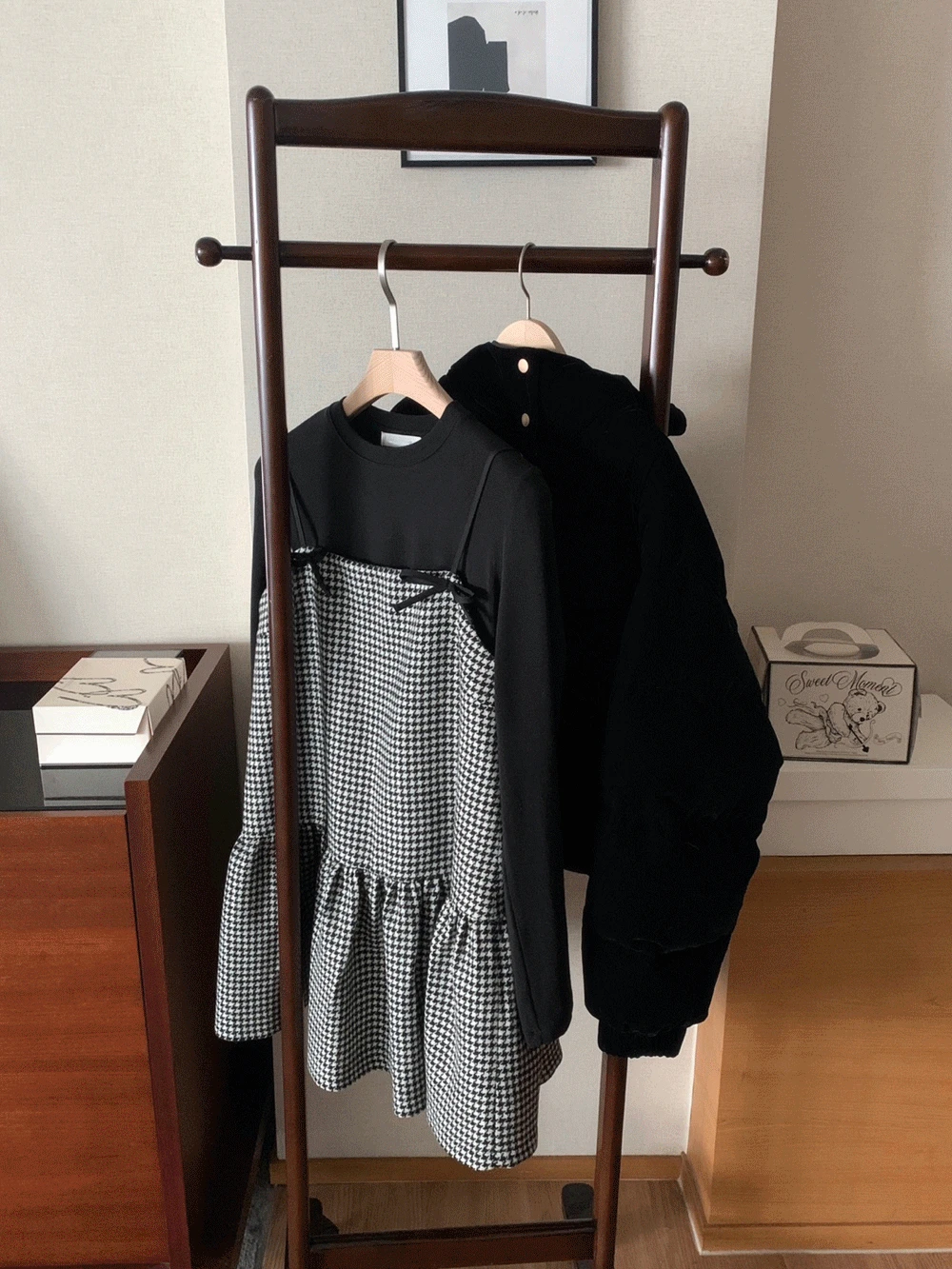 [🥂연말룩/리본템🎄] 럭스 리본 미니 원피스