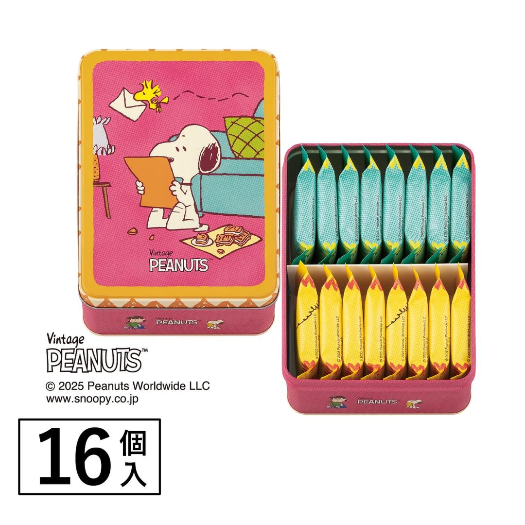 슈가 버터 트리 스누피 콜라보 꿀 고구마 메이플 버터 슈가 버터 쿠키 (16개입)