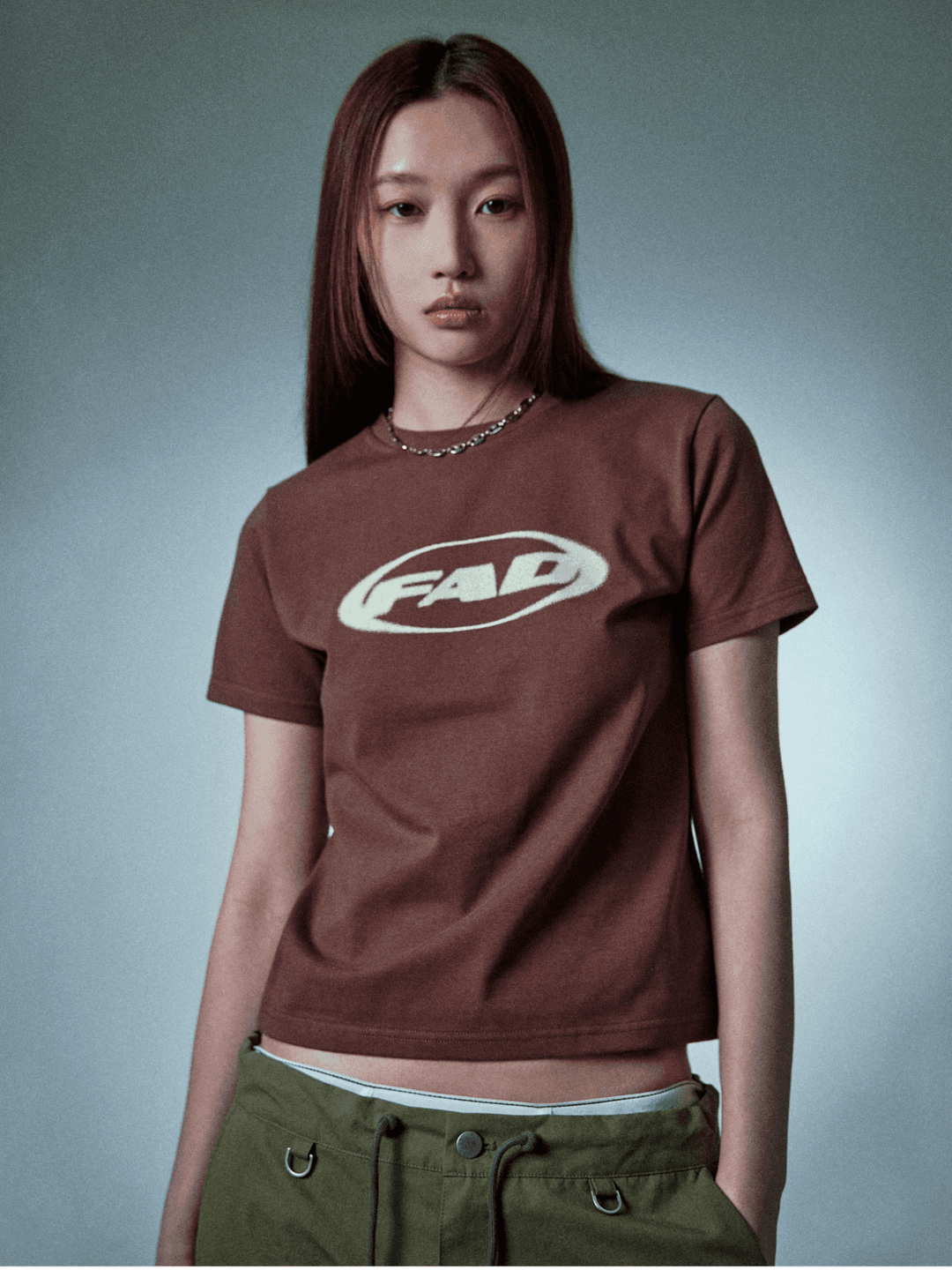 [FAD] BASIC TEE (BROWN)