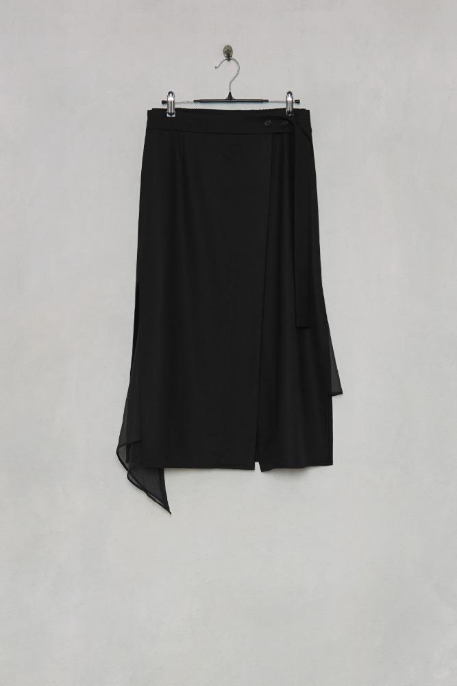 Valerie Wool Wrap Skirt