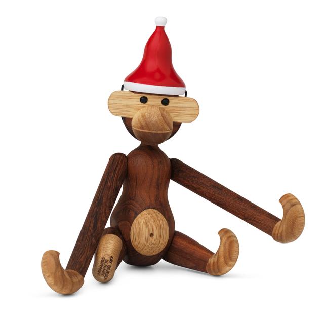원숭이 & 크리스마스 모자, small monkey & Christmas hat