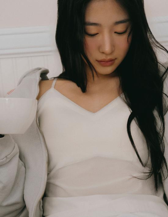 [엣프터] 누디 쿨 브라탑 여성 백리스 브라 나시탑