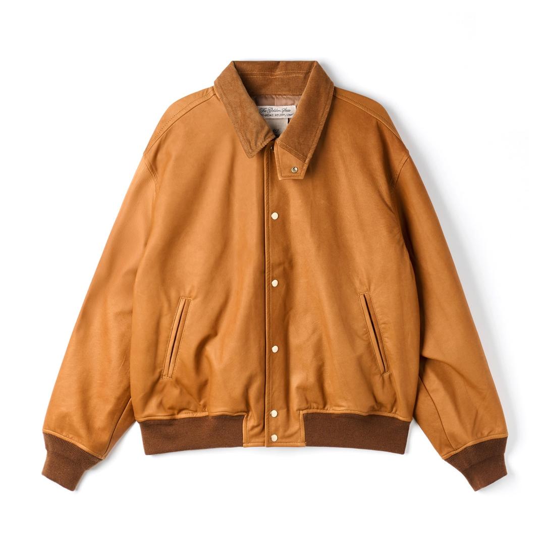 RN29373035 Leather Jacket Beige