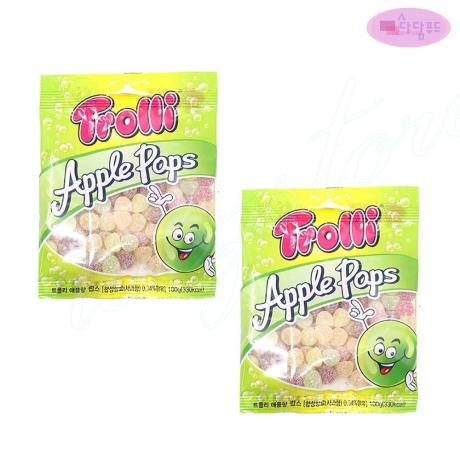 태즈컴퍼니 트롤리 애플팝스 한박스 100g x 12개입
