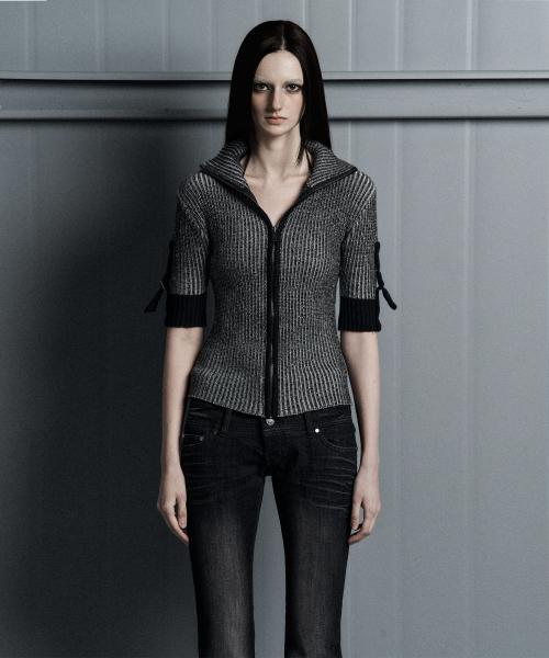 JANUS KNIT ZIPUP [BLACK]