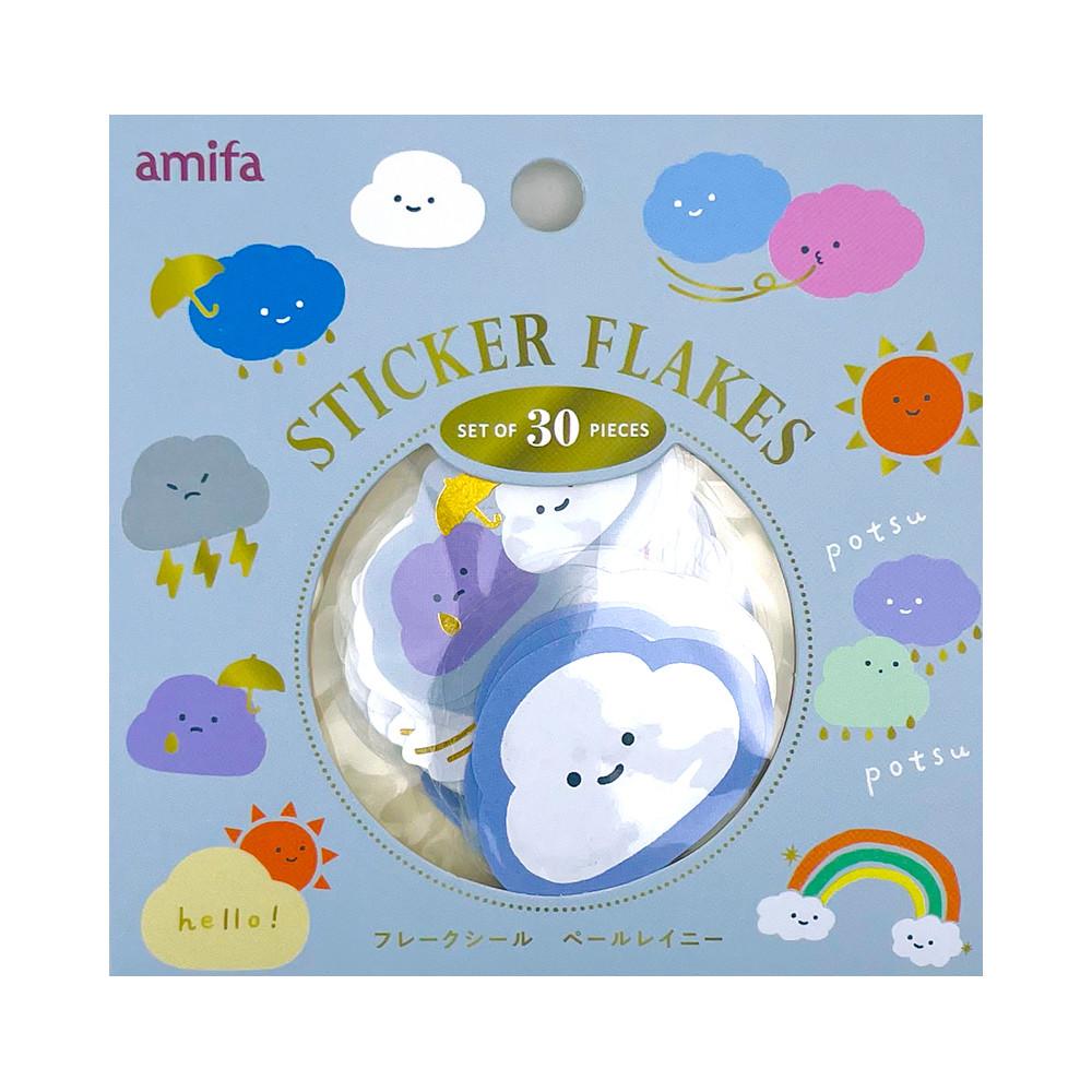 아미파 날씨 조각스티커