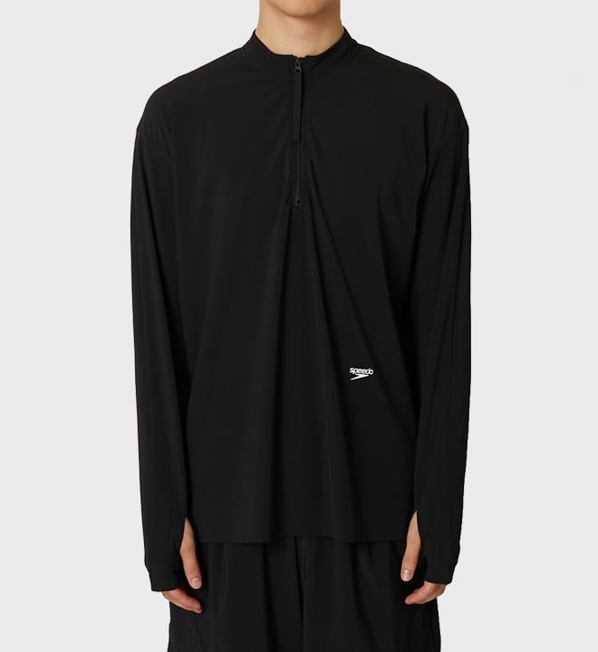Product Twelve x Speedo Half Zip Shirt (Black)