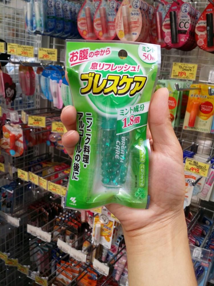 고바야시 브레스케어50알 일본 구취제거제 60g / food-breath care 50 tablets -kobayashi 60g