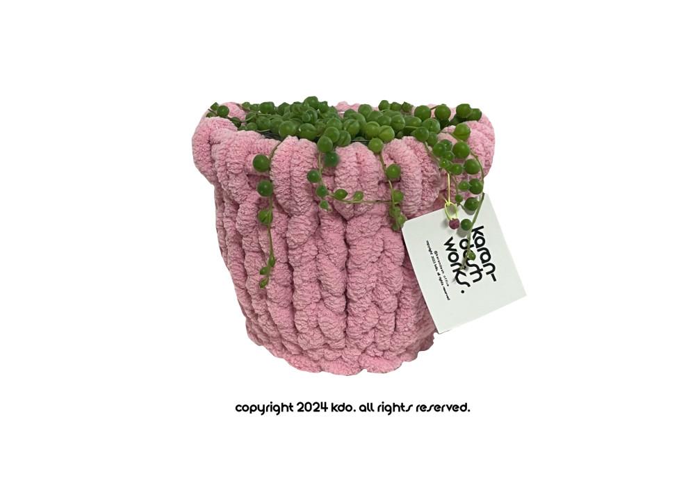 보송보송바구니 Pluffy basket _ Pink