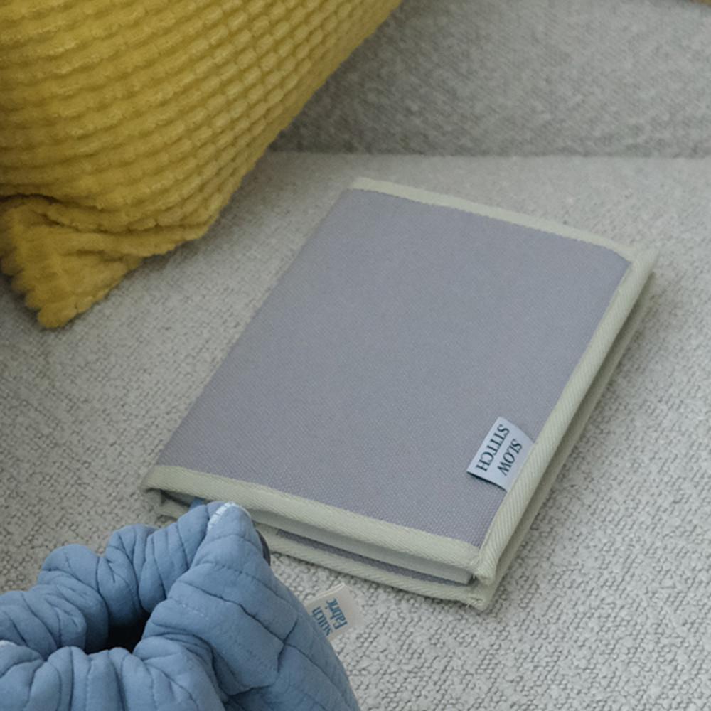 슬로우스티치 프레임 북커버  ( 연그레이&파스텔그린 ) - 작은도서/일반도서/민음사세계문학전집