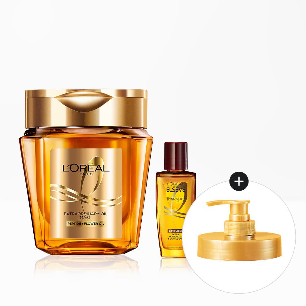 [NEW] 엑스트라오디네리 오일 실크 마스크 팩 250ml (펌프+브라운 오일 30ml 증정)