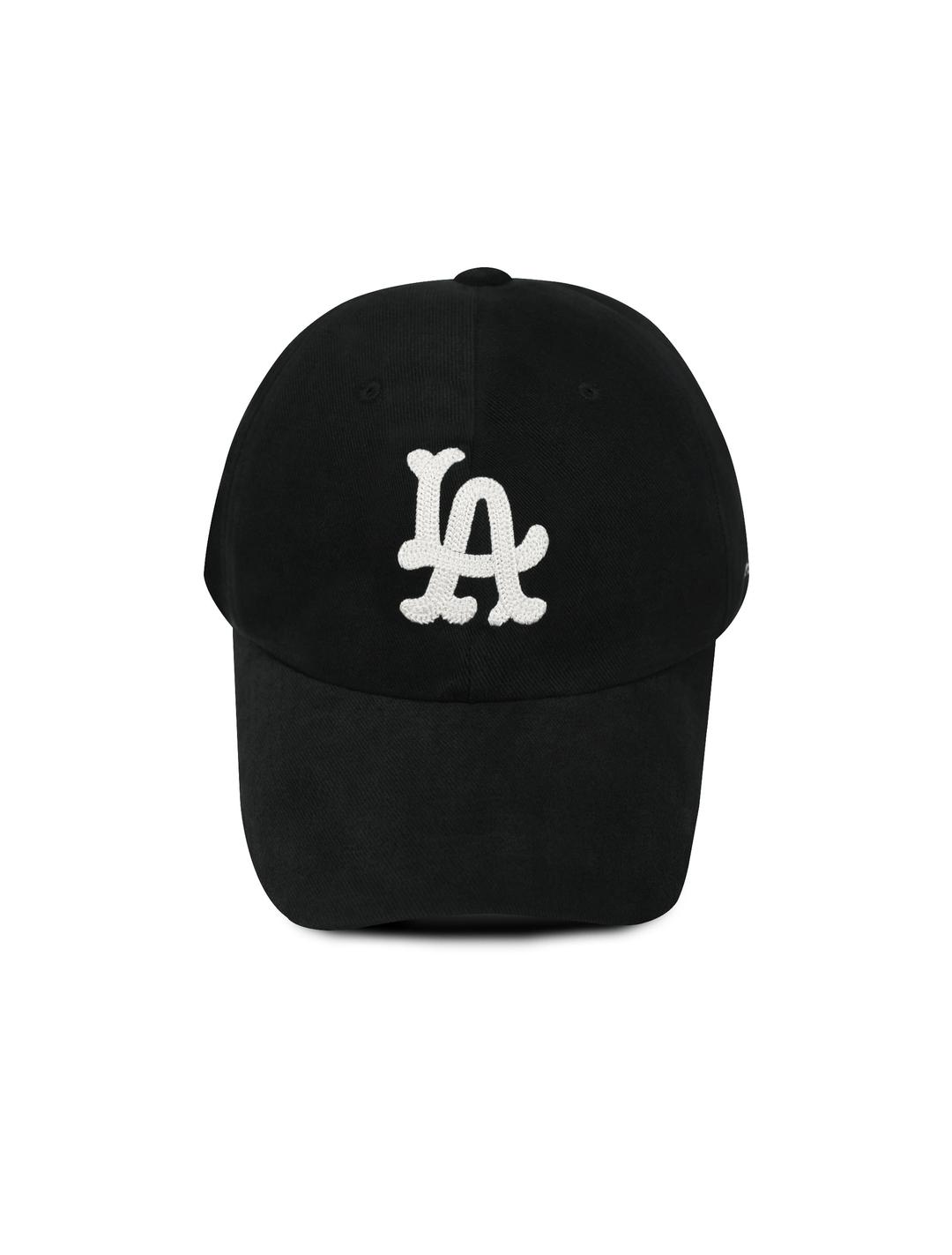 [주문 폭주로 10.27 배송됩니다] LA 체인 스티치 코튼 볼캡 - 코어 블랙