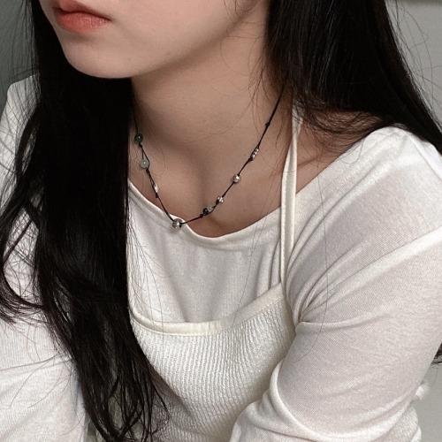 그윽 [그윽제작] 그리너리 넝쿨 두줄 목걸이