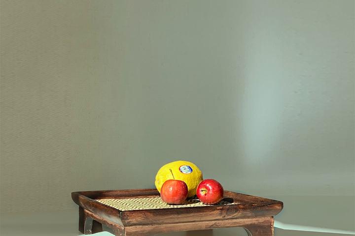 밤부 정사각 우드 트레이 혼밥 쟁반 (2size)