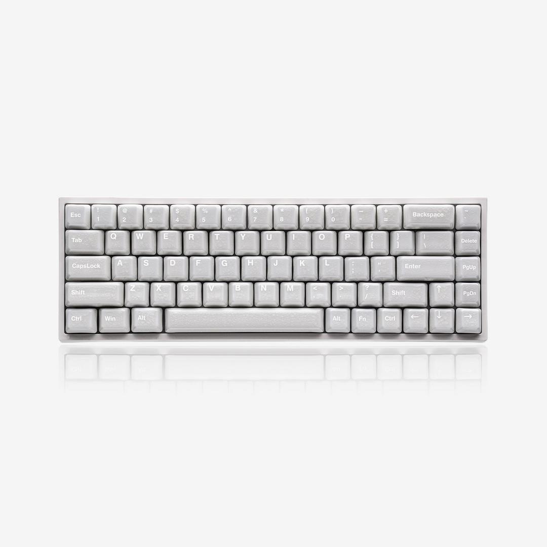 Ceramic Keycap Full Set V2-White Crazed