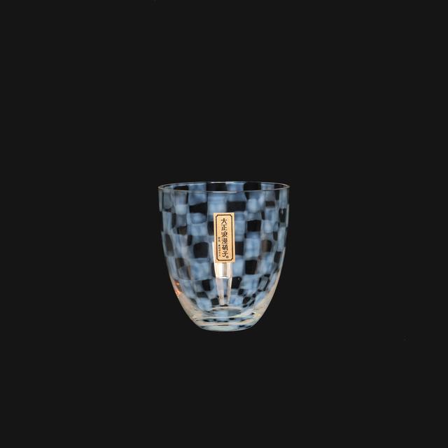 히로타 타이쇼로만 유리컵 230ml - Checker