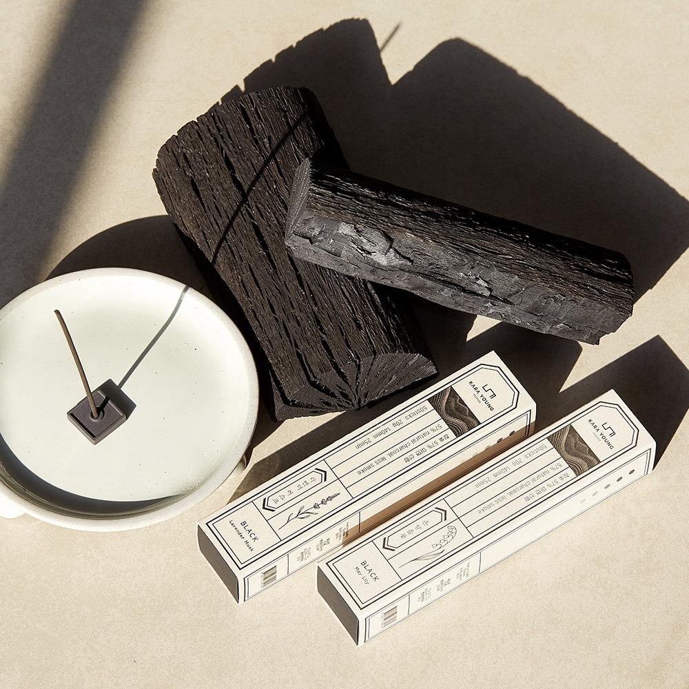 카라영 블랙인센스 2종세트 + 홀더 포함