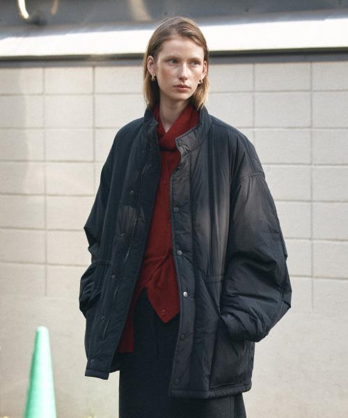 SIOT4151 경량 패딩 야상 자켓_Black