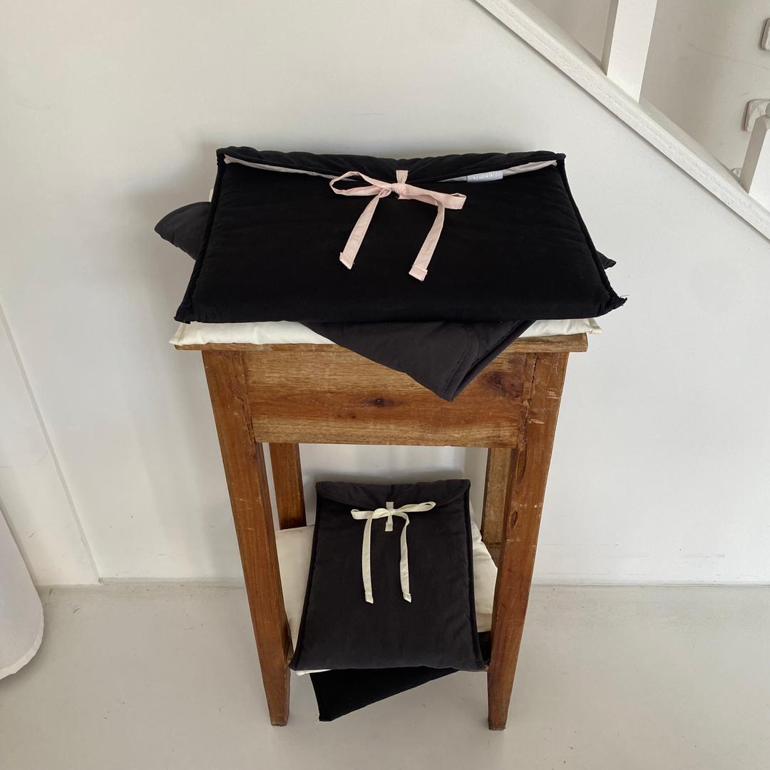 Ribbon tie laptop/ipad pouch (3color)