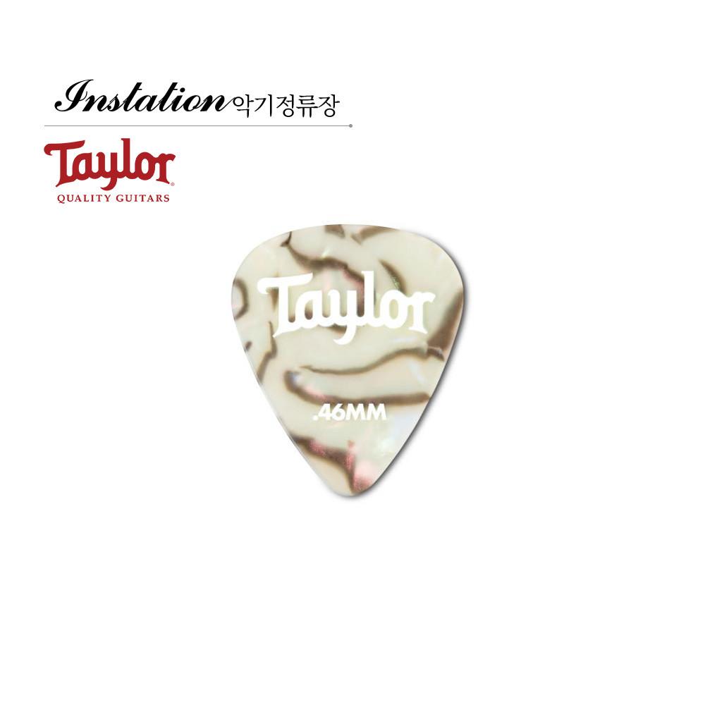 Taylor 테일러 셀룰로이드351 피크 자개 아발론 0.46mm 12개 어쿠스틱 통기타