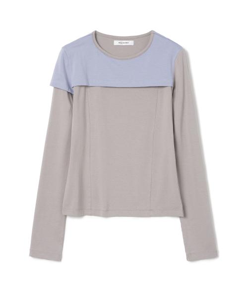 하프 볼레로 티셔츠 [스카이 블루]