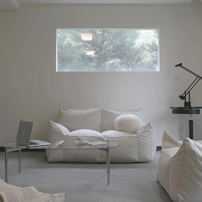 플래지어 톰 2인용 메타케어 방수 패브릭 빈백 소파 4color