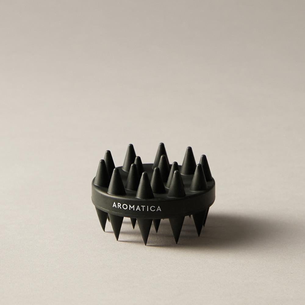 아로마티카 듀얼 스칼프 케어 샴푸 브러쉬 68x42mm 두피 스케일링 마사지 딥클렌징