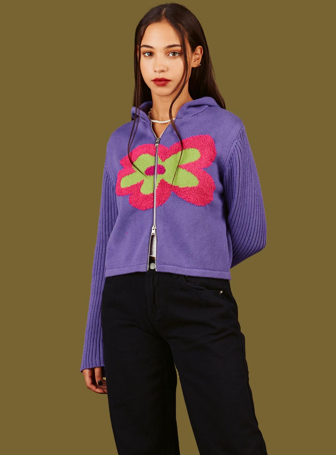 Dazee Sweater - XS / Purple