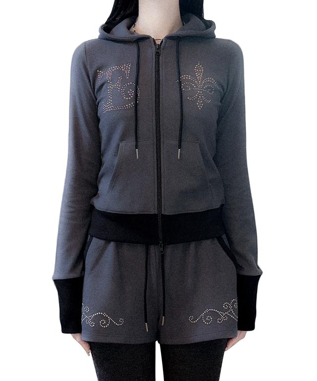 CLOUD FLEECE HOODIE - CHARCOAL