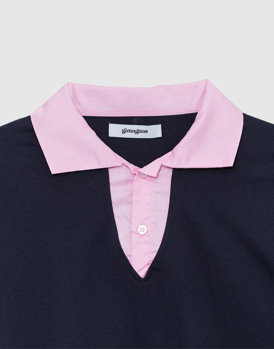 Luis Ls Polo (Navy-Pink)