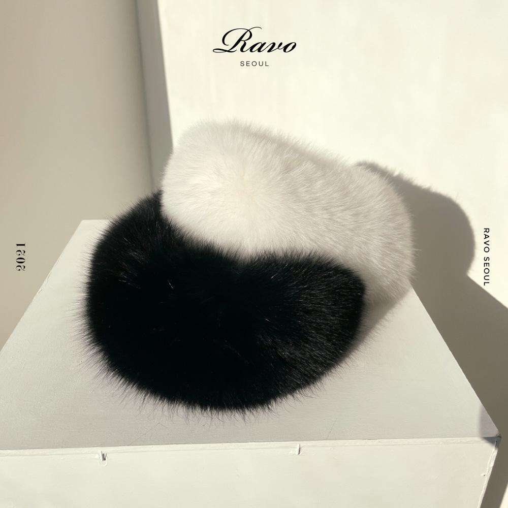 Ra Fox Fur muffler Real 100% - 폭스 퍼 머플러