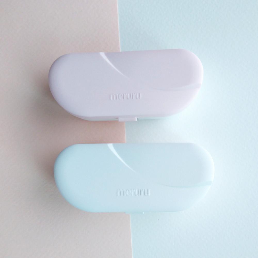메루루 전용 케이스 출시 원데이 콘택트 소프트 렌즈 휴대용 여행용 보관 일본정식수입