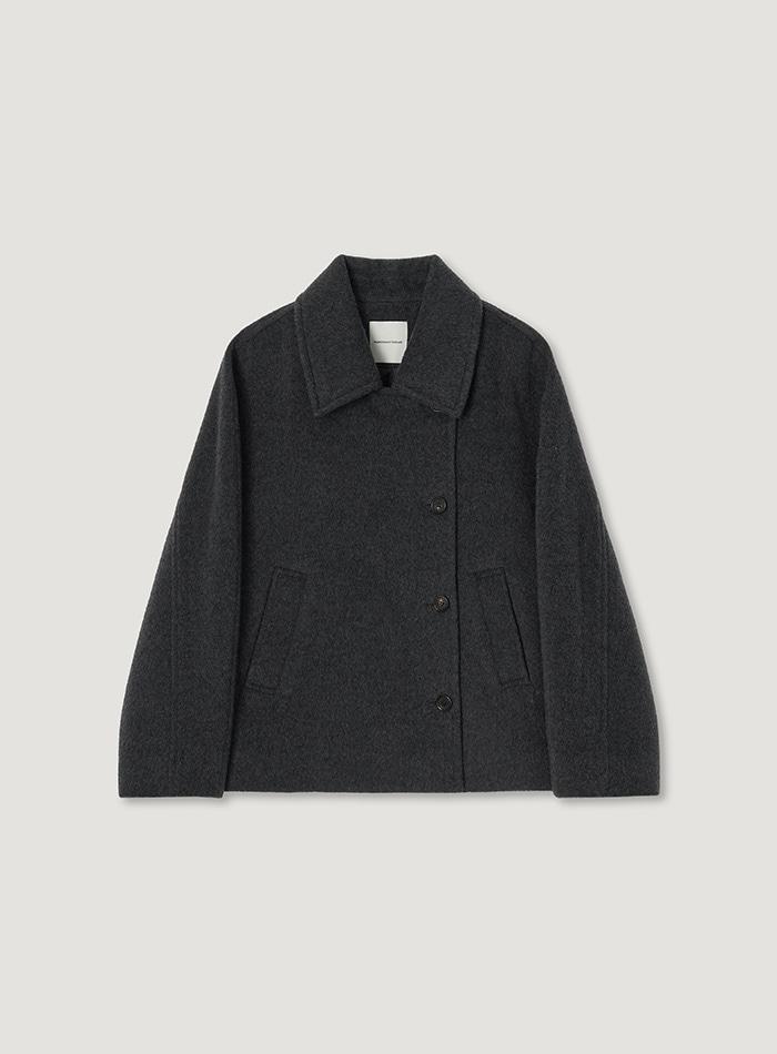 TYPE HALF COAT_CHARCOAL