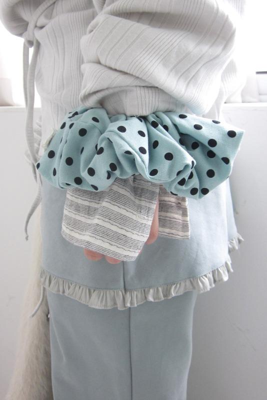 cute dot scrunchie (2color)
