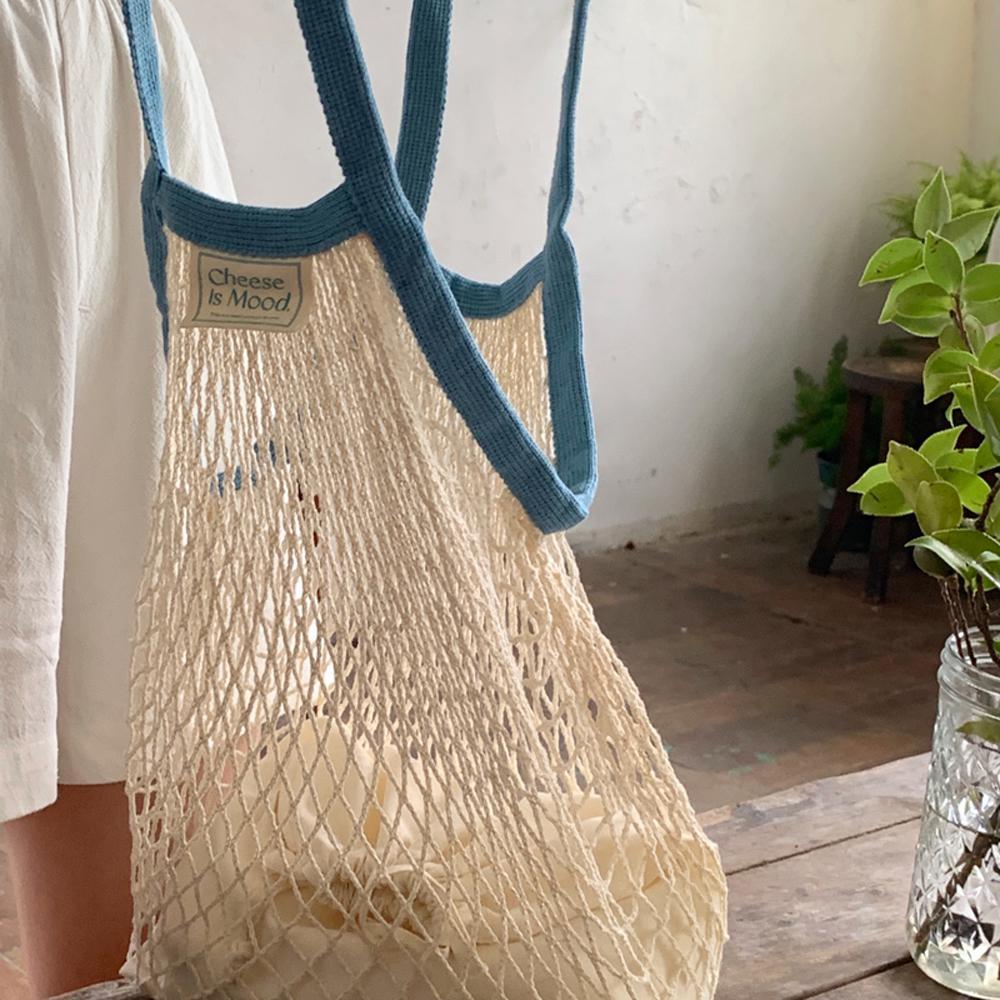 러블리 썸머 비치 해먹백 숄더 네트 그물 가방