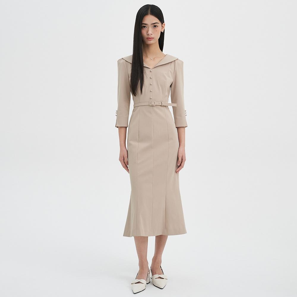 Classic Sailor Collar Dress (4color)