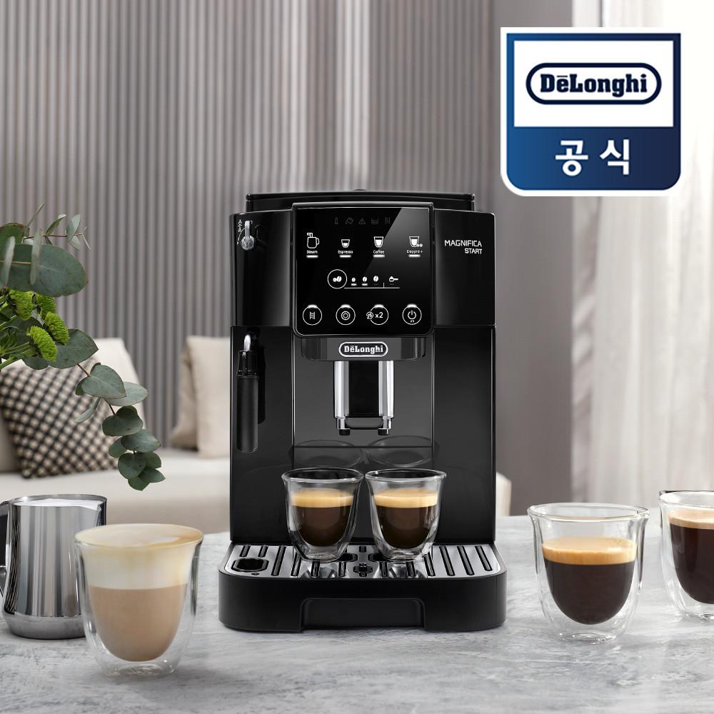 [따뜻한식탁 공동구매][드롱기] 전자동 커피머신 도피오 KRECAM220.21.BG+드롱기 퍼펙토 원두250g