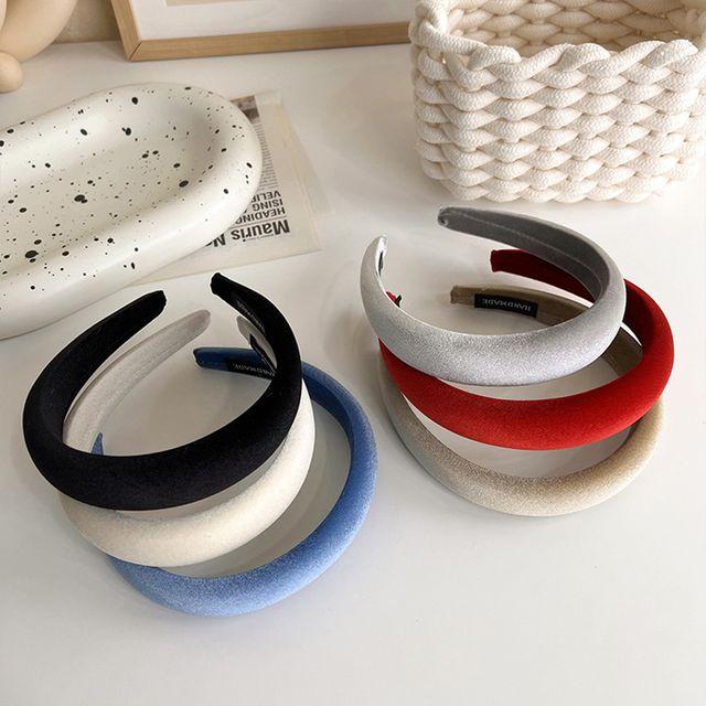 벨벳와이드 5종 머리띠 헤어밴드